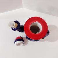Vintage Red Hat Society Ceramic Tea Pot, Fancy Lady Tea Pot