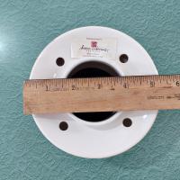 Vintage Home Interiors Rooster Ceramic Candle Shade Jar Topper, Country Farm Decor