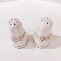 Vintage Noritake Rothschild Porcelain Salt and Pepper Shaker Set