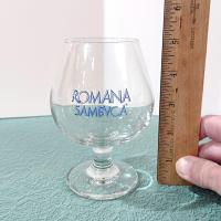 Vintage Romana Sambuca 12 Ounce Brandy Glasses, Set of Two