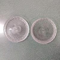 Vintage Arcoroc Seabreeze Clear Glass Dessert Salad Plates, Set of Two