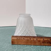 Vintage Art Deco Style Frosted Glass Lamp Shade, Pendant Lamp Shade, Sconce Glass Shade