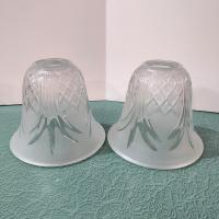 Vintage Art Deco Style Frosted Glass Lamp Shade, Pendant Lamp Shade, Sconce Glass Shade