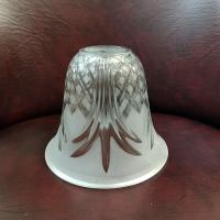 Vintage Art Deco Style Frosted Glass Lamp Shade, Pendant Lamp Shade, Sconce Glass Shade