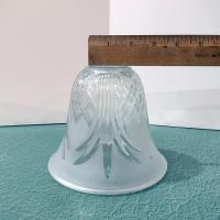 Vintage Art Deco Style Frosted Glass Lamp Shade, Pendant Lamp Shade, Sconce Glass Shade
