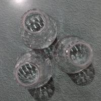 Vintage Art Deco Style Thumbprint Glass Lamp Shade, Pendant Lamp Shade, Sconce Glass Shade
