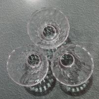Vintage Art Deco Style Thumbprint Glass Lamp Shade, Pendant Lamp Shade, Sconce Glass Shade