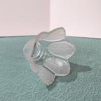 Vintage Frosted Petal Leaf Glass Lamp Light Shade, Flower Shaped Replacement Shade
