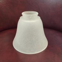 Vintage Frosted Glass Lamp Light Shade, Bell Shaped Replacement Shade