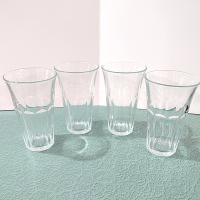Vintage Bormioli Rocco Siena Cooler Glasses, Set of Four, Large Tempered Glass Tumblers