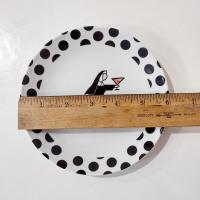 Vintage Jill Seale Whimsical Collection Sister Mary Nun Appetizer Cocktail Plates, Set of 6