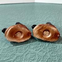 Vintage Ceramic Skunk Salt and Pepper Shaker Set