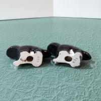 Vintage Ceramic Skunk Salt and Pepper Shaker Set