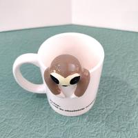 Sloth Coffee Tea Figurative Ceramic Mug, Today I Will Do Absolutely Nothing