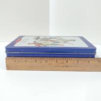 Vintage 1996 Norman Rockwell Snickers Christmas Holiday Tin, Snickers Candy Collectible Tin Storage Container