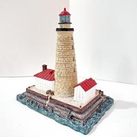 Vintage Spectacle Reef Michigan Lighthouse Figurine, 1995 Harbor Lights #410 Younger and Associates