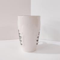 Vintage Spode Christmas Tree Latte Mug with Original Box, Green Interior and Raised Design, 1938 - Current Backstamp