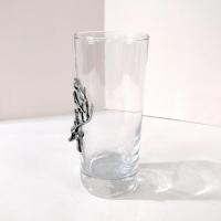 Stag Highball Glass, Pottery Barn Stag Glass, Deer Hunter Cocktail Glass