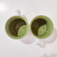 Vintage Sunflower 18 Ounce Ceramic Coffee Tea Mugs, Set of 2