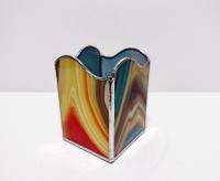Stained Glass Holder, Southwestern Colors
