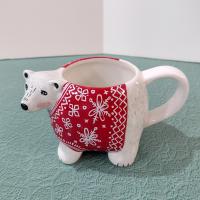Tag Polar Bear Red Sweater Ceramic Mug, Oversized 16 Ounce Holiday Christmas Coffee Tea Hot Chocolate Mug