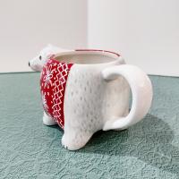 Tag Polar Bear Red Sweater Ceramic Mug, Oversized 16 Ounce Holiday Christmas Coffee Tea Hot Chocolate Mug