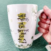 Vintage Life Tastes a Lot Better One Sip at a Time Coffee Mug