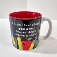 Vintage Inspirational Teacher Appreciation Ceramic Coffee Tea Mug, Teacher Gift