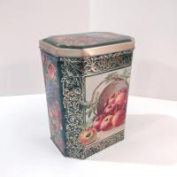 Vintage Natco Fruit Apples Grapes Basket Storage Tin, Original Double Chocolate Chip Cookies Tin Container