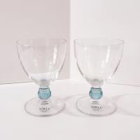 Vintage NEW Towle Crystal Wine Glasses, Set of Two, Towle TOC15 Pattern