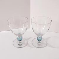 Vintage NEW Towle Crystal Wine Glasses, Set of Two, Towle TOC15 Pattern