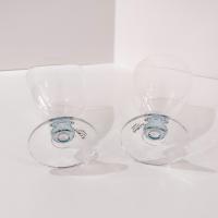 Vintage NEW Towle Crystal Wine Glasses, Set of Two, Towle TOC15 Pattern