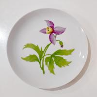Vintage Toscany Tuileries Salad Luncheon Plates, Set of Five, Floral Decorative Plates