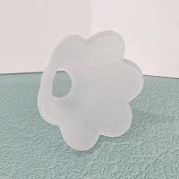 Vintage Frosted Glass Tulip Shaped Lamp Light Shade, Bell Flower Shaped Replacement Shade