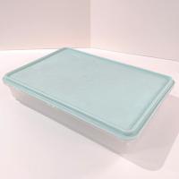 Vintage Tupperware Mint Green Rectangular Stack N Stor #290 Cold Cut Keeper 13 x 9 Inch