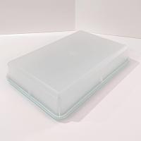 Vintage Tupperware Mint Green Rectangular Stack N Stor #290 Cold Cut Keeper 13 x 9 Inch