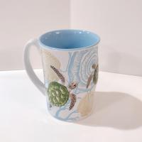 Sea Turtle Ceramic Coffee Tea Mug, Hawaiian Island Heritage Turtle Mug