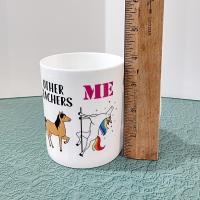 Vintage Funny Teacher Unicorn Coffee Tea Mug, Teacher Gift