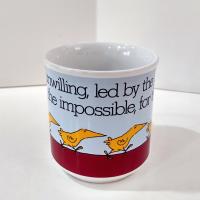 Vintage We The Unwilling Frank Sinatra Quote Mug, Coworker Gift