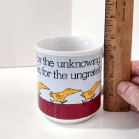 Vintage We The Unwilling Frank Sinatra Quote Mug, Coworker Gift