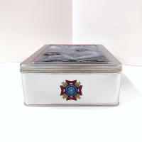 Vintage Anzac Cookies VFW of the United States Collectible Storage Tin, Military Veterans Gift Box