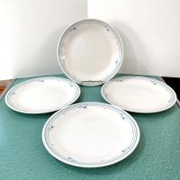 Corelle Country Violets Dinner Plates, Set of Four, 10.25 Inch Corning Corelle Plates