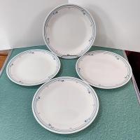 Corelle Country Violets Dinner Plates, Set of Four, 10.25 Inch Corning Corelle Plates