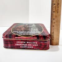 Vintage Walkers Pure Butter Shortbread Petti Coat Tails Tin Box, Scotland Cookie Tin, Flora McDonalds Farewell to Bonnie Prince Charlie Tin