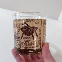 Vintage Montgomery Ward Golden Jubilee 1872-1922 Catalog Whiskey Lowball Rocks Glasses, Houze Art Glasses