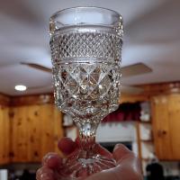 Vintage Anchor Hocking Wexford Claret Wine Glasses, Set of Four