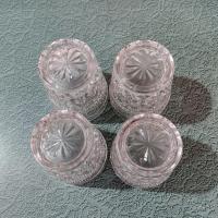 Vintage Wexford 9 Ounce Whiskey Rocks Glasses, Old Fashioned Glasses, Retro Lowball Glasses, Set of Four
