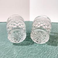 Vintage Anchor Hocking Wexford Old Fashioned Lowball Whiskey Glasses, Set of Two