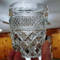 Vintage Anchor Hocking Wexford Old Fashioned Lowball Whiskey Glasses, Set of Two