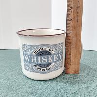 Might be Whiskey Might be Coffee Ceramic Campfire Style Coffee Mug, Oversized 24 Ounce Mug